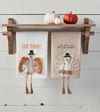 Load image into Gallery viewer, Turkey Dangle Leg Hand Towels

