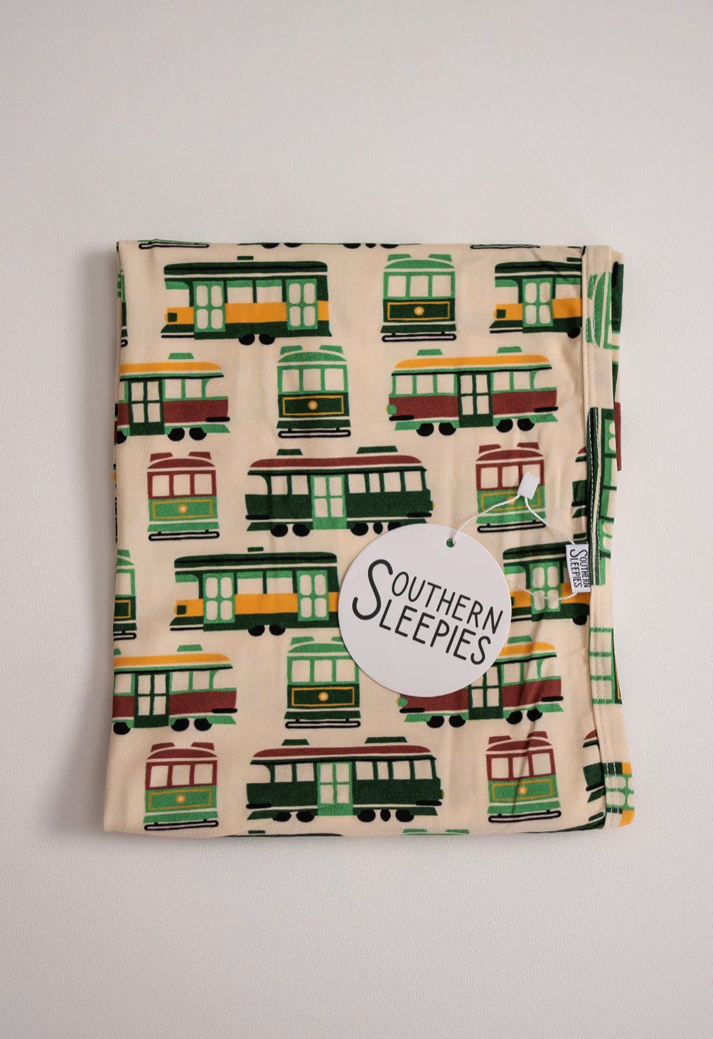 Streetcar Bamboo Baby Swaddle Blanket