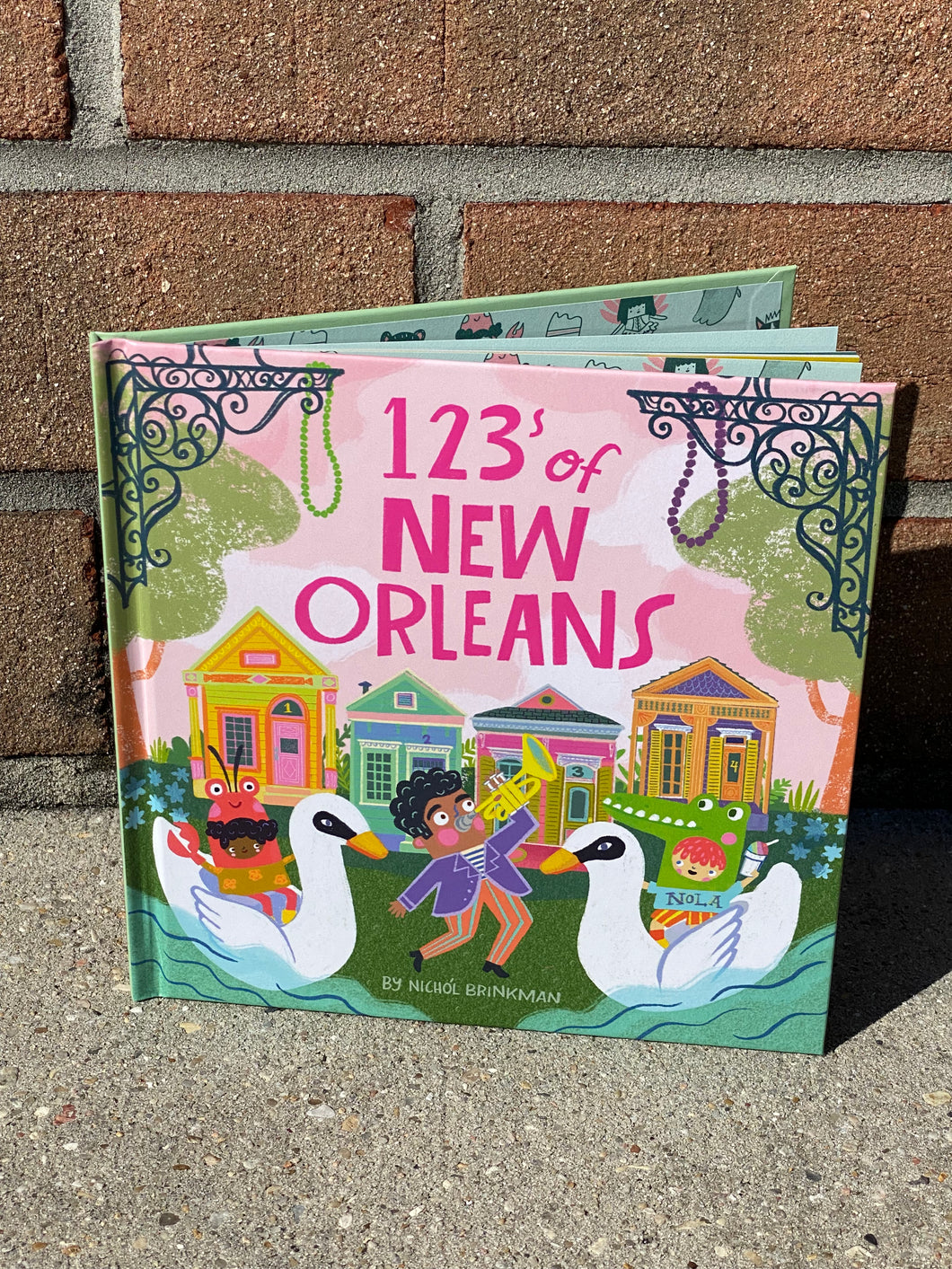 123's of New Orleans Hard Cover Book