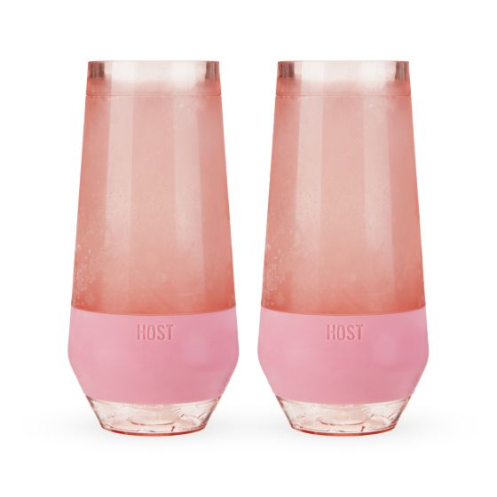 Blush Tint Champagne Freeze Glasses